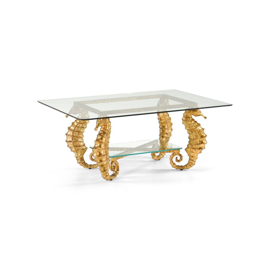 Chelsea House Seahorse Coffee Table - Gold