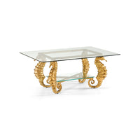 Chelsea House Seahorse Coffee Table - Gold