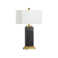 Chelsea House Black Kennedy Marble Lamp