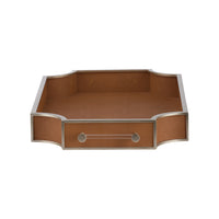 Chelsea House Shagreen Tray - Brown
