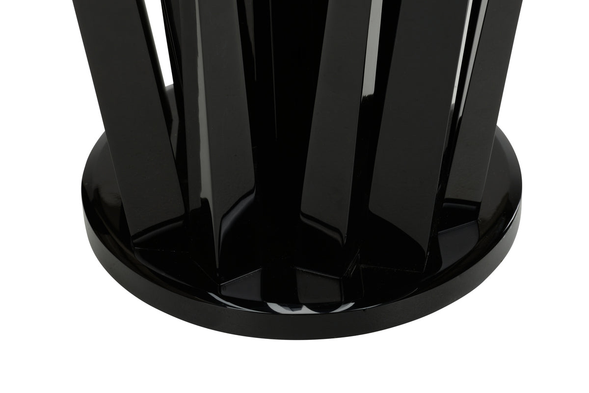 Wildwood Geode End Table - Black