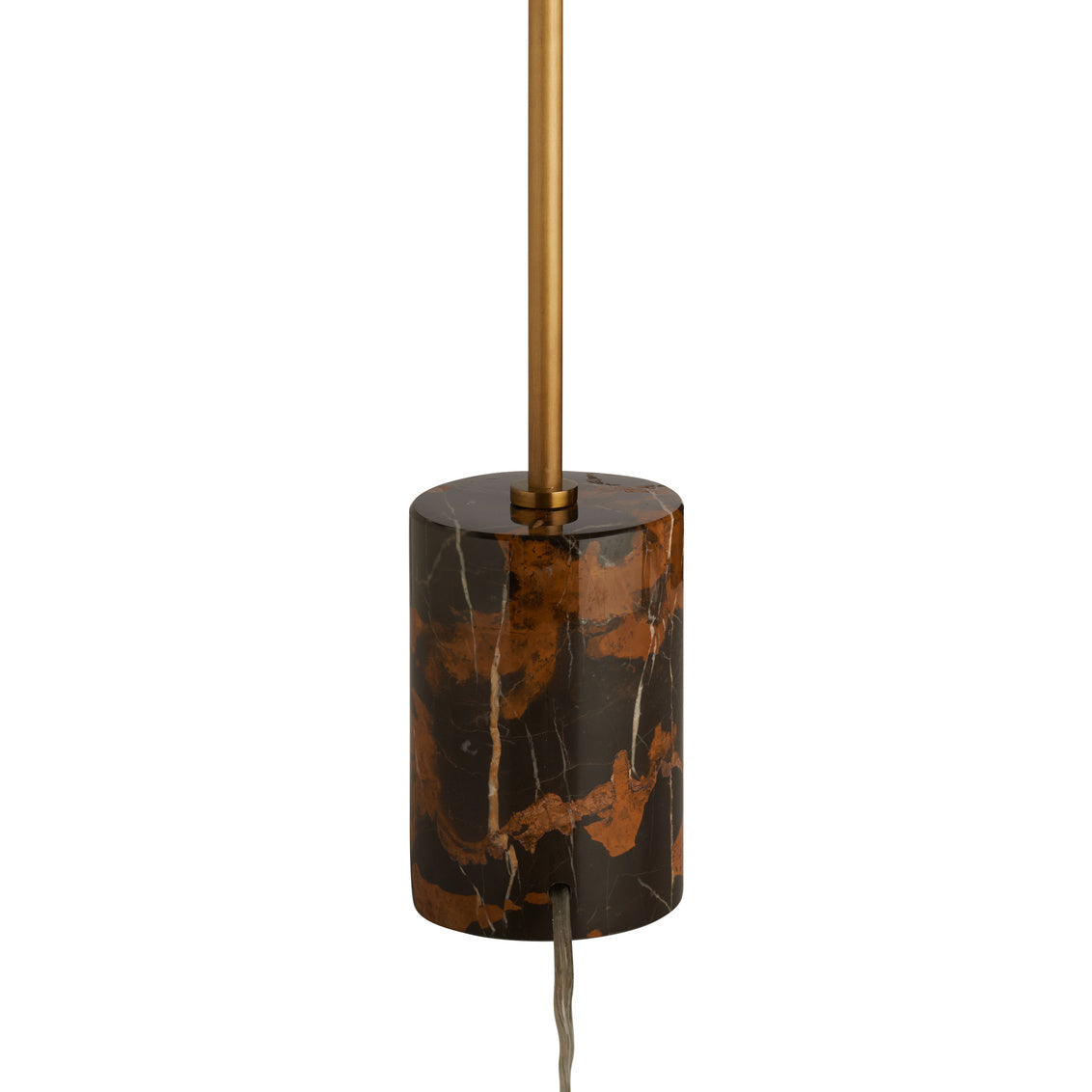 Chelsea House Lambeth Table Lamp-Brown  Marble