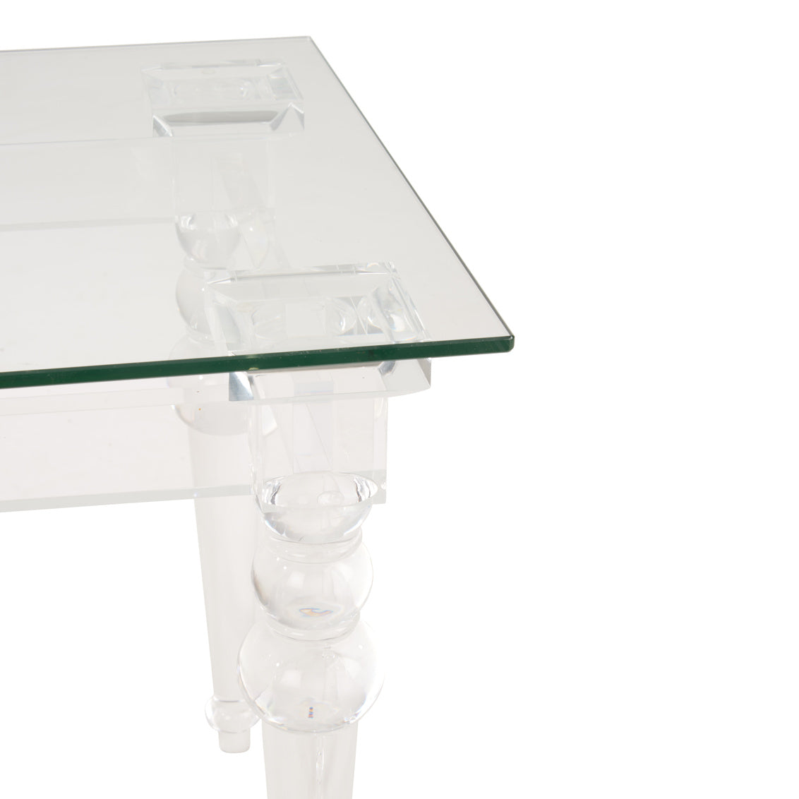 Chelsea House Acrylic & Glass Side Table