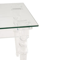 Chelsea House Acrylic & Glass Side Table