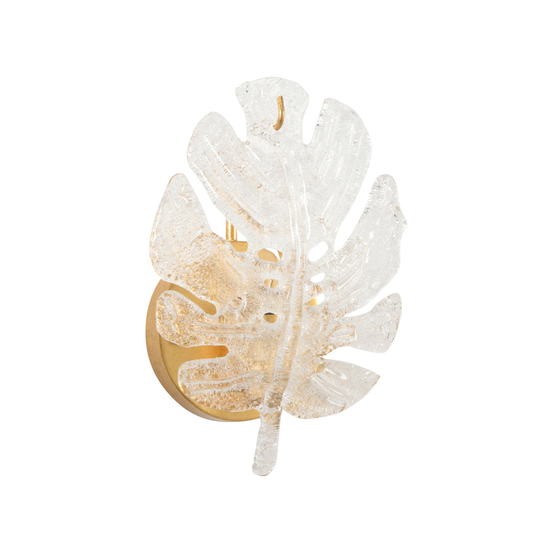 Chelsea House Glass Leaf Sconce