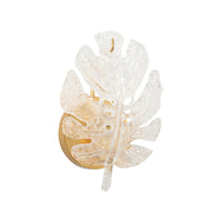 Chelsea House Glass Leaf Sconce