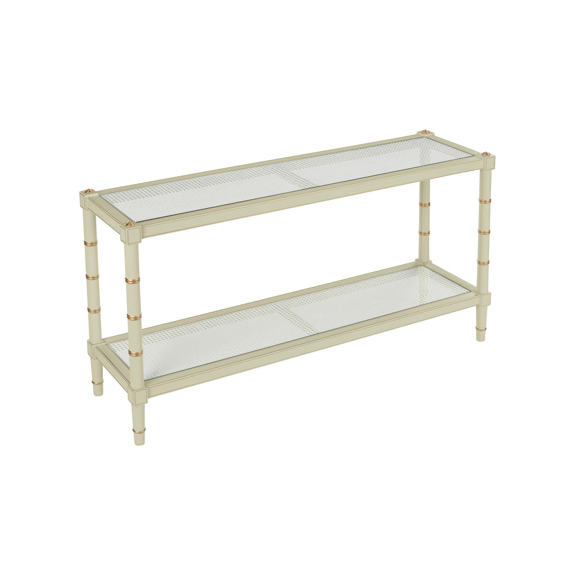 Chelsea House Conner Cane Console - Green