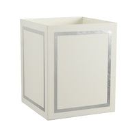Chelsea House Ibiza Wastebasket - Silver