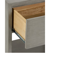 Chelsea House Moxy Bedside Table 1 Drawer - Gray