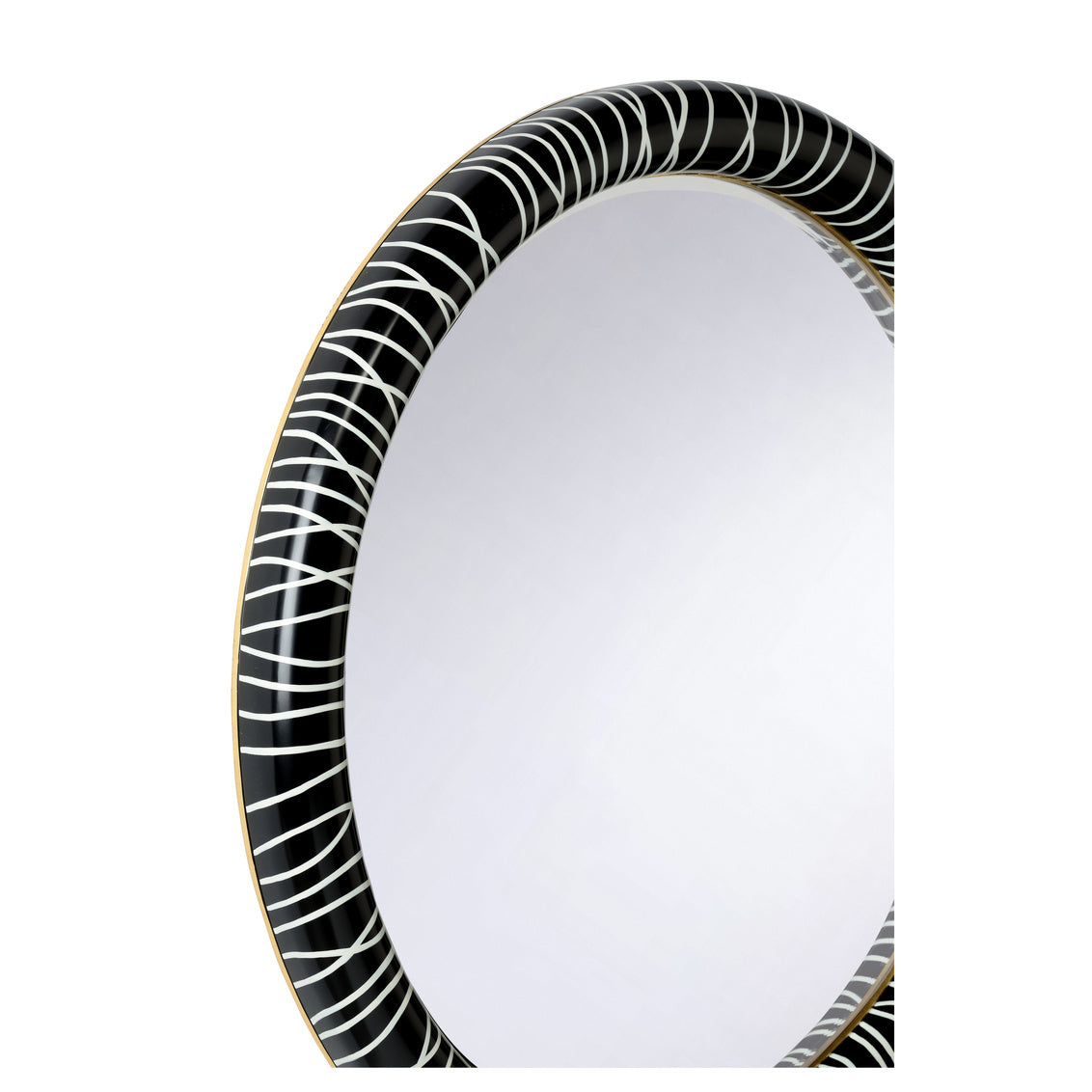 Chelsea House String Along Mirror - Black