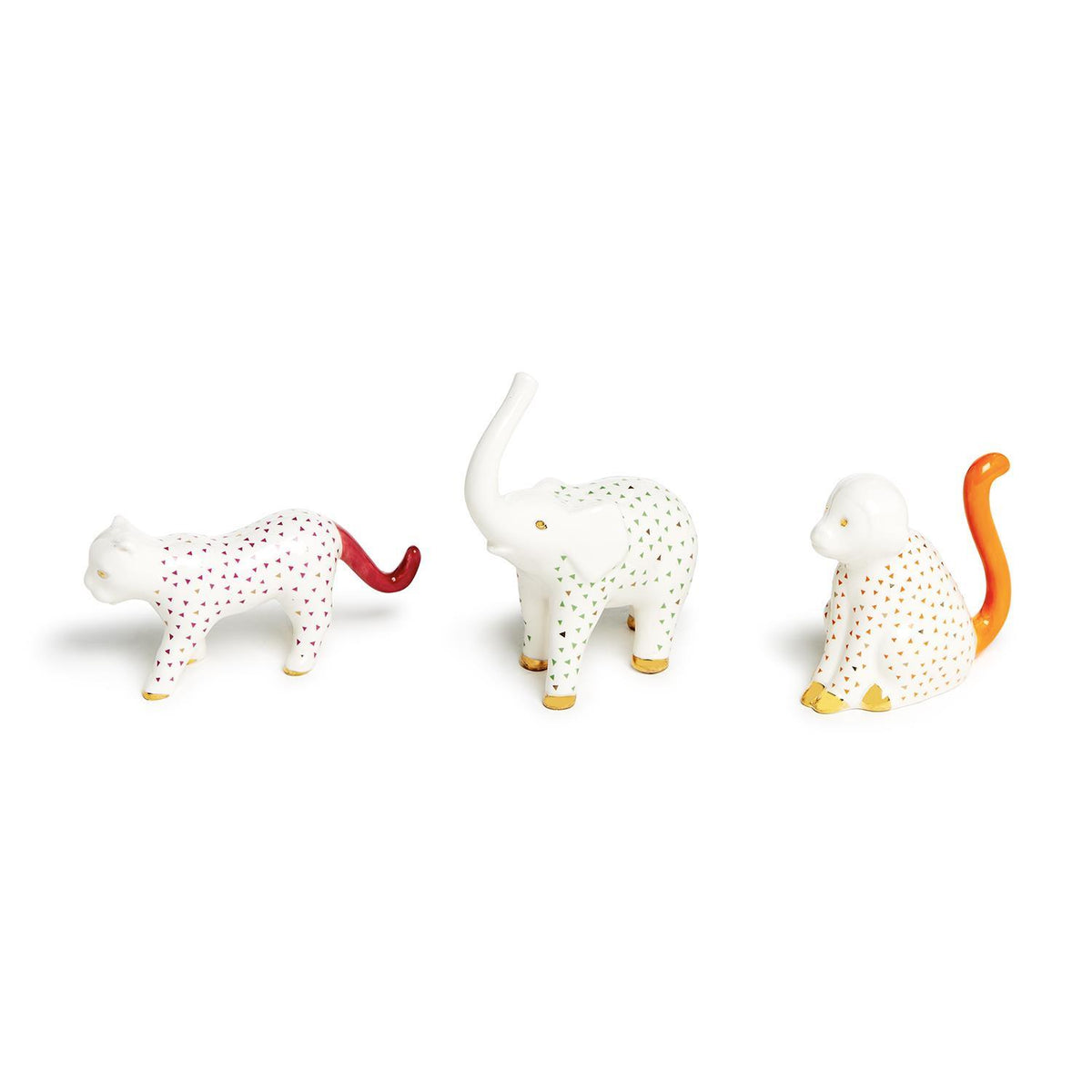Design Shop Set of 3 Ring Leader Ceramic Ring Holders - Ceramic