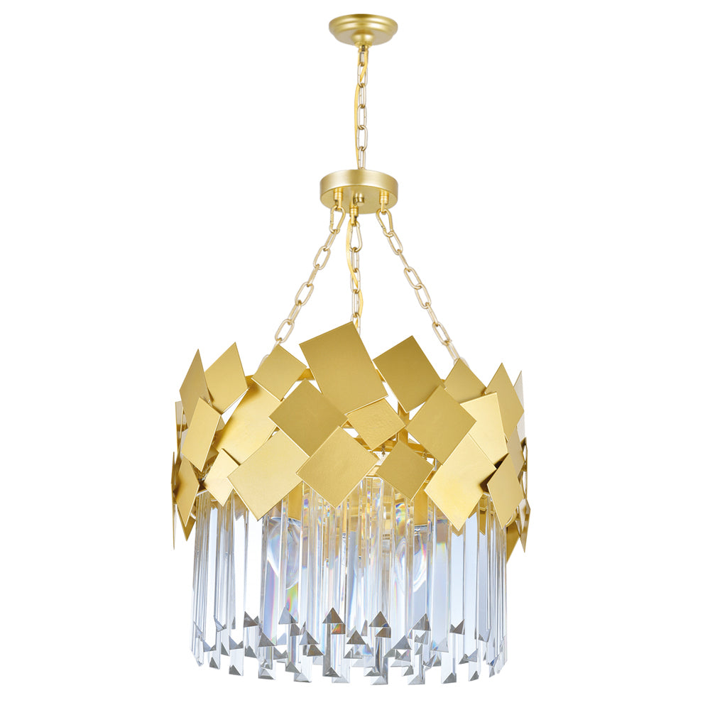 CWI Lighting Four Light Chandelier from the Panache collection in Medallion Gold finish