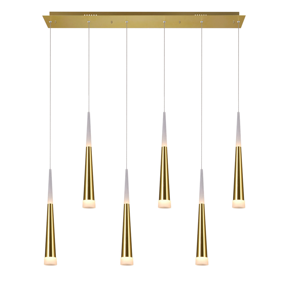 CWI Lighting LED Pool Table Light from the Andes collection in Satin Gold finish