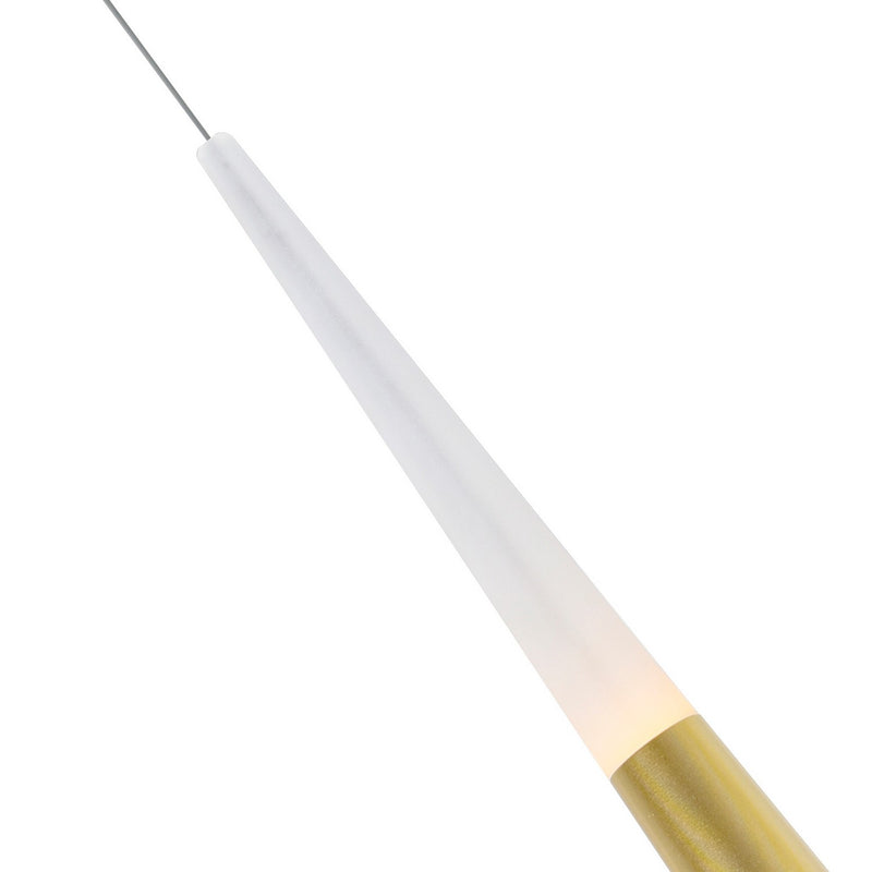 CWI Lighting - 1103P40-6-602 - LED Pool Table Light - Andes - Satin Gold