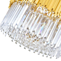 CWI Lighting - 1112P24-7-169 - Seven Light Chandelier - Deco - Medallion Gold