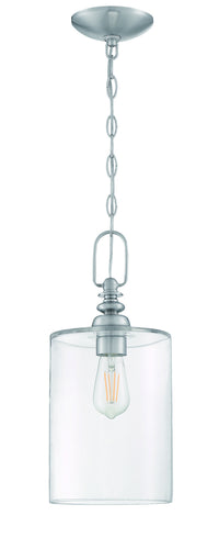Craftmade - 49891-BNK-C - One Light Mini Pendant - Dardyn - Brushed Polished Nickel