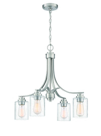 Craftmade - 50524-BNK - Four Light Chandelier - Bolden - Brushed Polished Nickel