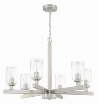 Craftmade - 53126-BNK - Six Light Chandelier - Chicago - Brushed Polished Nickel