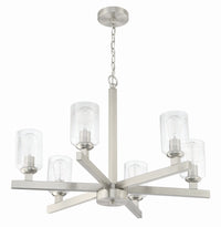 Craftmade - 53126-BNK - Six Light Chandelier - Chicago - Brushed Polished Nickel