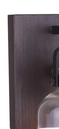 Craftmade - 53601-FBDT - One Light Wall Sconce - Foxwood - Flat Black / Dark Teak