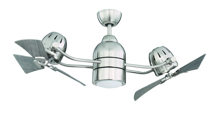 Craftmade 18"Ceiling Fan from the Bellows Duo collection in Brushed Polished Nickel finish
