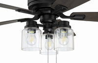 Craftmade - KTE52FB5 - 52" Ceiling Fan - Kate - Flat Black