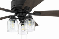 Craftmade - KTE52FB5 - 52" Ceiling Fan - Kate - Flat Black