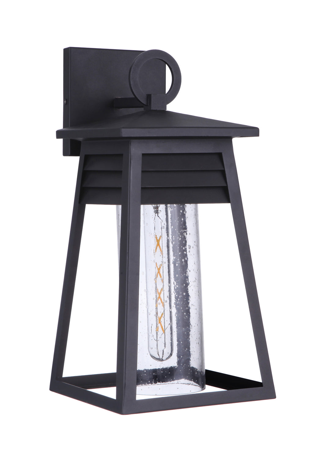 Craftmade One Light Outdoor Wall Mount from the Becca collection in Textured Black finish