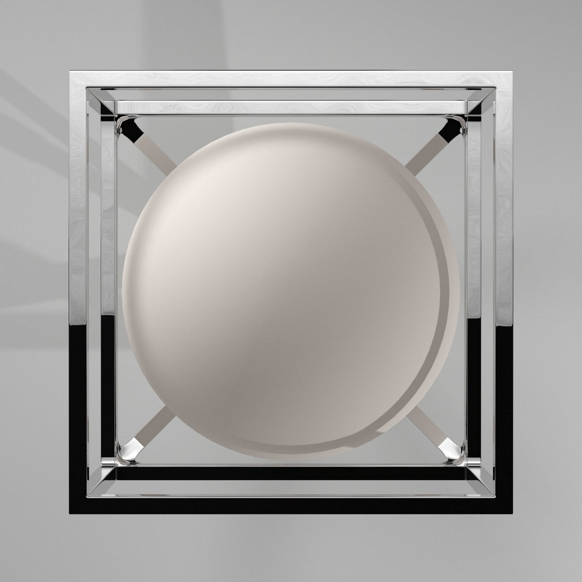 Artcraft - SC13274PN - One Light Semi-Flush Mount - Eclipse - Polished Nickel