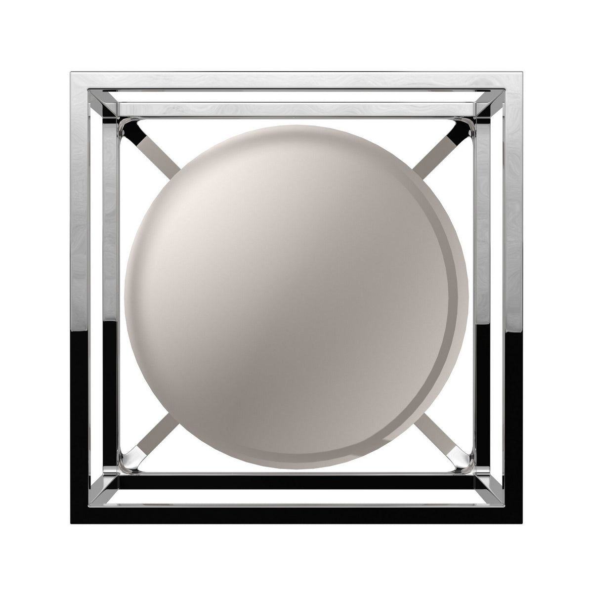 Artcraft - SC13274PN - One Light Semi-Flush Mount - Eclipse - Polished Nickel