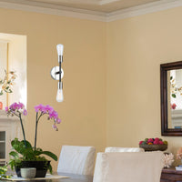 Artcraft - AC11256NB - Two Light Wall Sconce - Truro - Black & Brushed Nickel