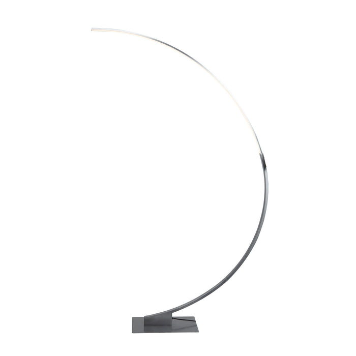 Artcraft LED Floor Lamp from the Cortina collection in Brushed Grey finish