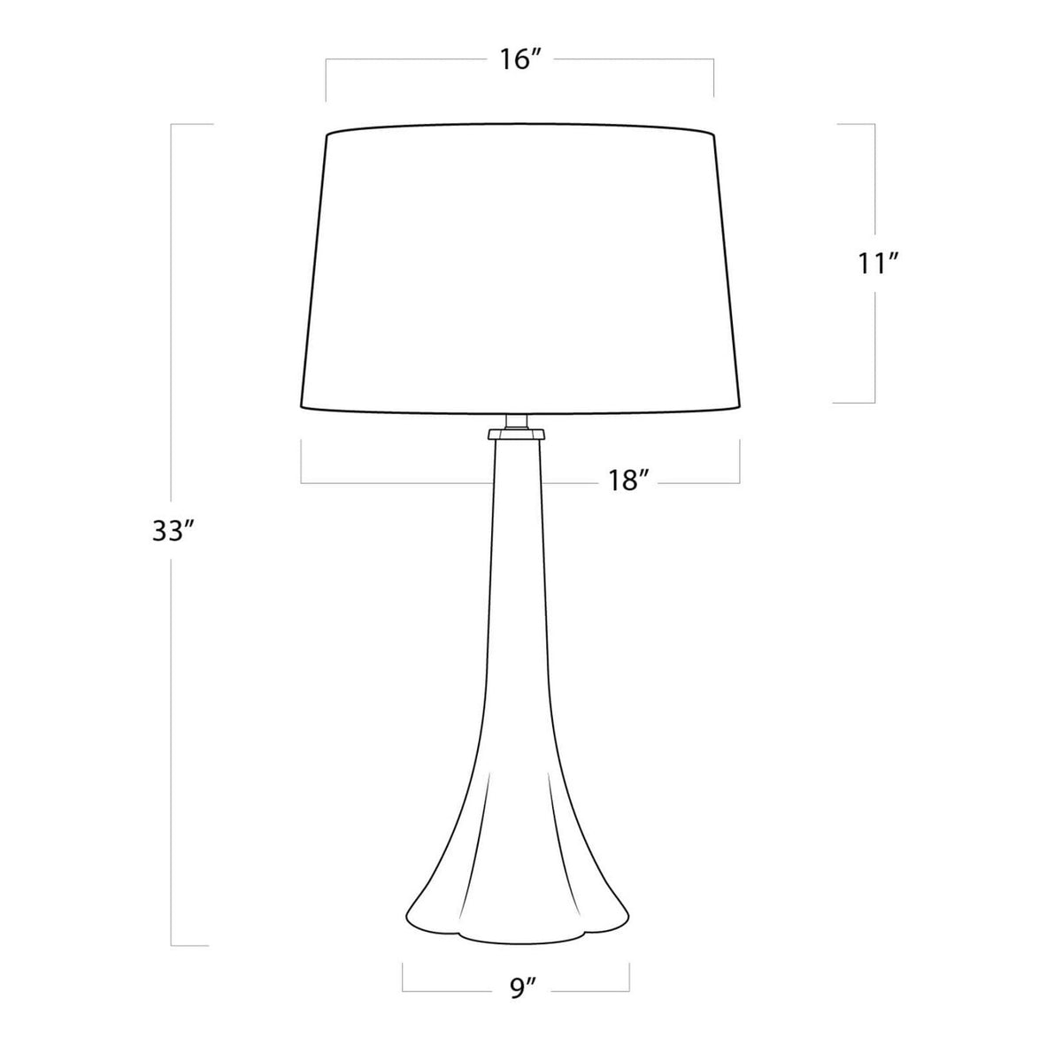 Regina Andrew - 13-1380 - One Light Table Lamp - Nona - Natural