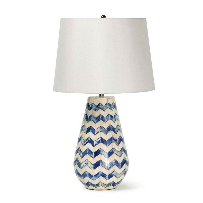 Regina Andrew One Light Table Lamp from the Cassia collection in Blue finish