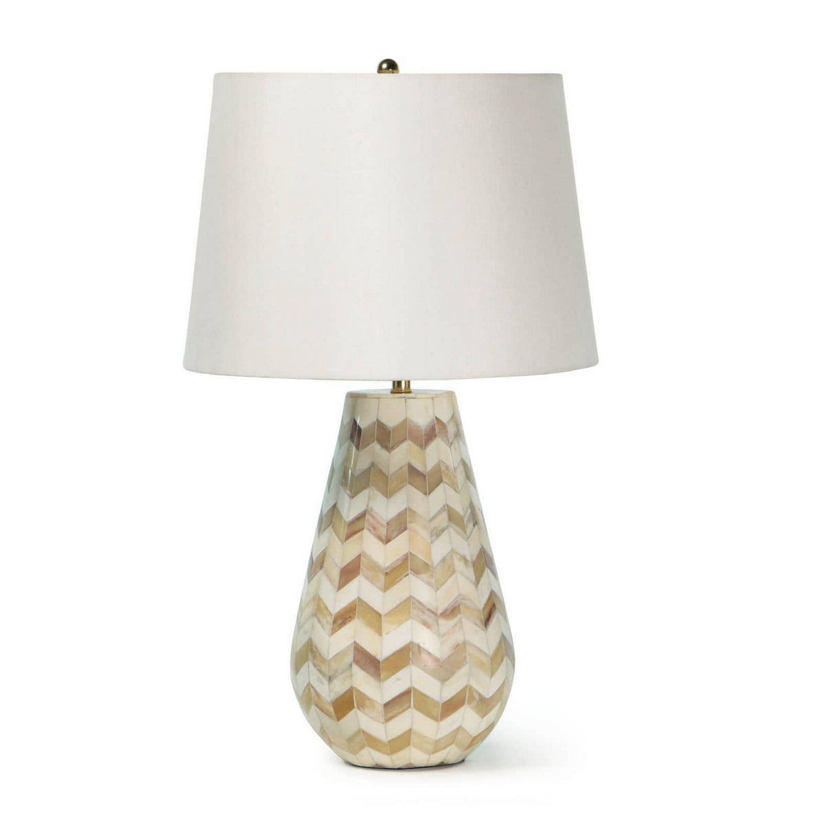 Regina Andrew - 13-1463NAT - One Light Table Lamp - Cassia Chevron - Natural