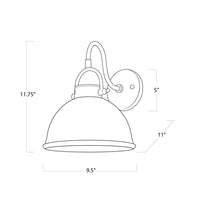 Regina Andrew - 15-1124WT - One Light Wall Sconce - Eloise - White