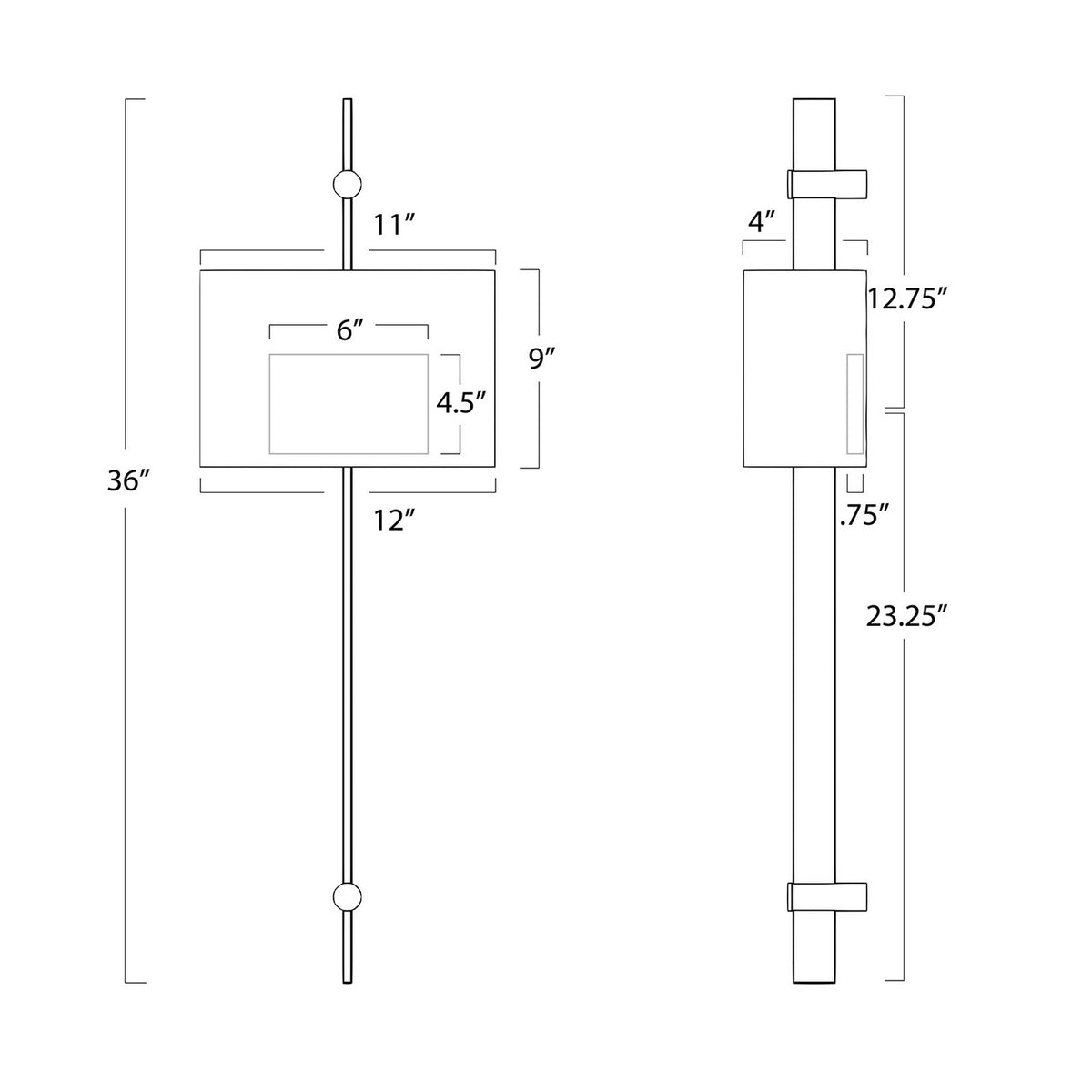 Regina Andrew - 15-1133PN - Two Light Wall Sconce - Taurus - Clear