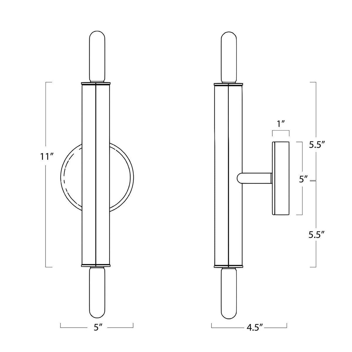 Regina Andrew - 15-1138PN - Two Light Wall Sconce - Viper - Polished Nickel