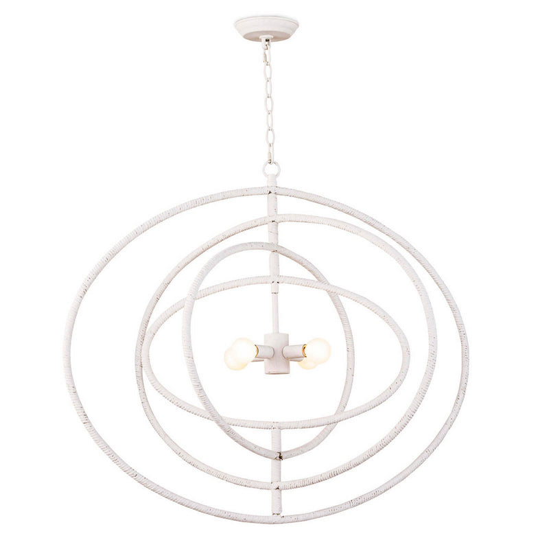 Regina Andrew - 16-1216 - Four Light Chandelier - Sail - White