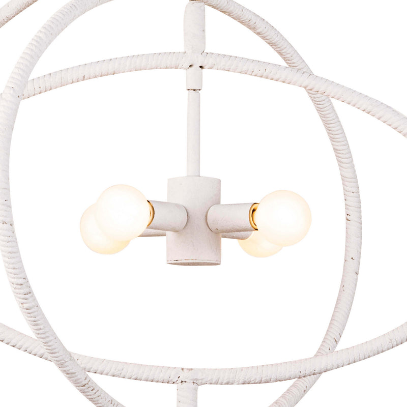 Regina Andrew - 16-1216 - Four Light Chandelier - Sail - White