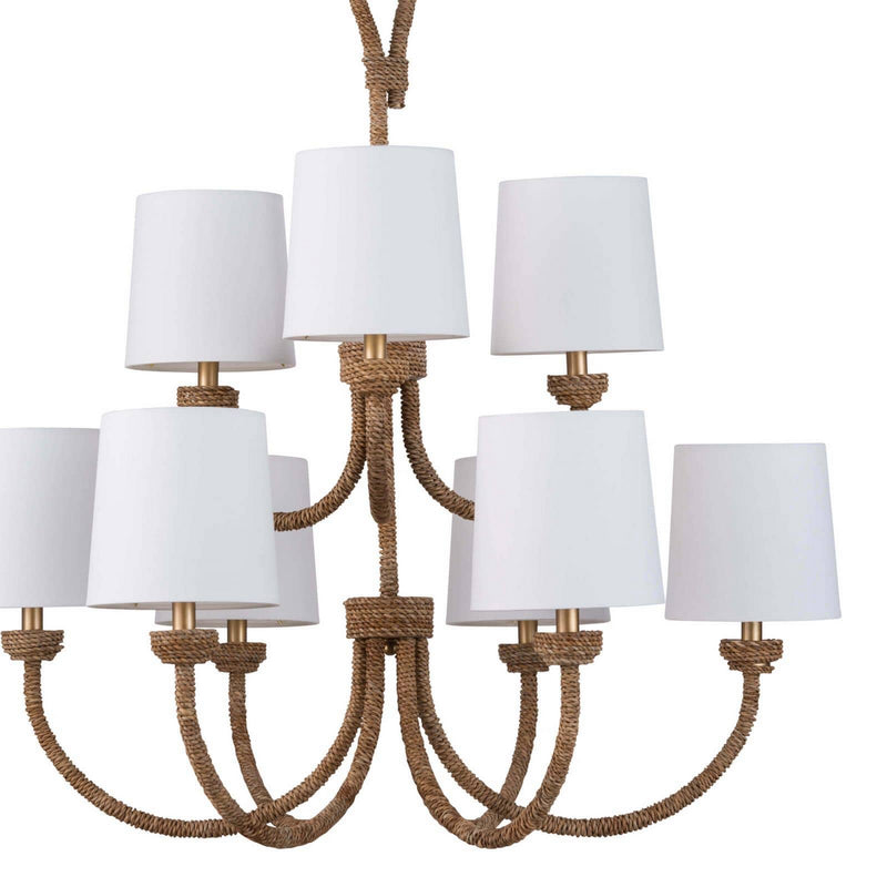 Regina Andrew - 16-1273 - Nine Light Chandelier - Bimini - Natural