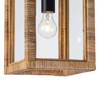 Regina Andrew One Light Lantern from the Newport collection in Natural finish