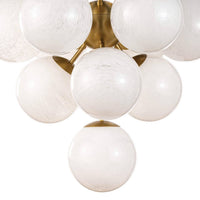 Regina Andrew - 16-1278SRLNB - 13 Light Chandelier - La Dame - Natural Brass