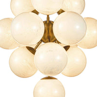Regina Andrew - 16-1278SRLNB - 13 Light Chandelier - La Dame - Natural Brass
