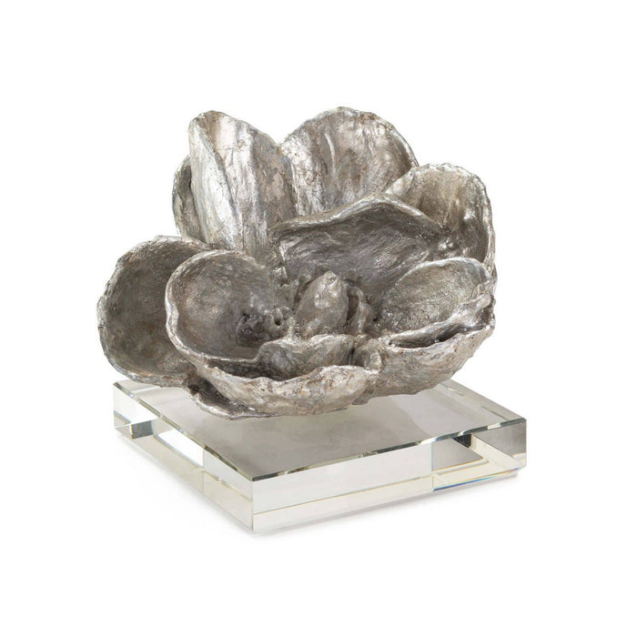 Regina Andrew Objet from the Magnolia collection in Silver Leaf finish