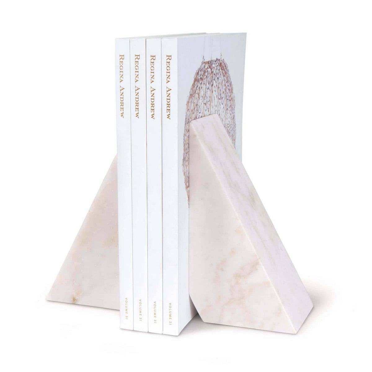 Regina Andrew - 20-1390WT - Book Ends - Othello - White