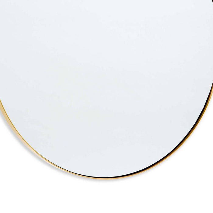 Regina Andrew Mirror from the Rowen collection in Natural Brass finish
