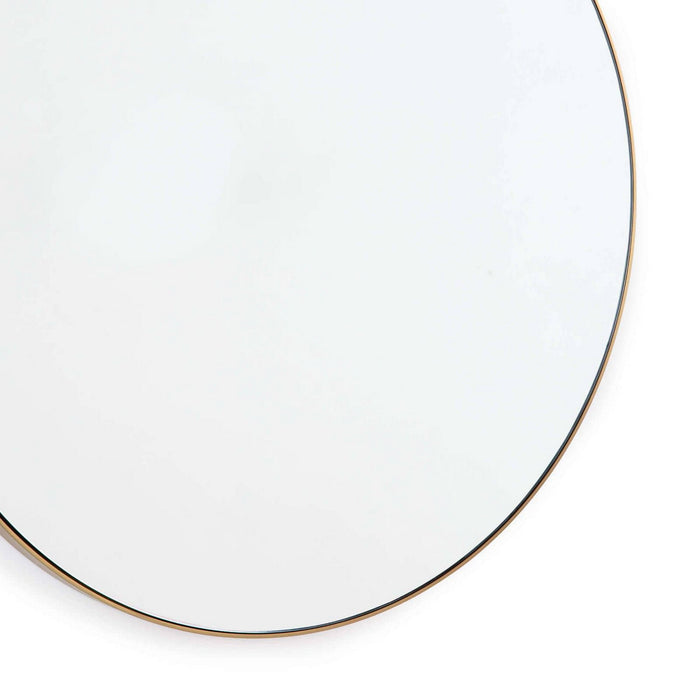 Regina Andrew Mirror from the Porter collection in Natural Brass finish