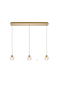 Elegant Lighting - 3505D28G - LED Pendant - Eren - Gold