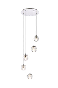 Elegant Lighting - 3505G12C - LED Pendant - Eren - Chrome